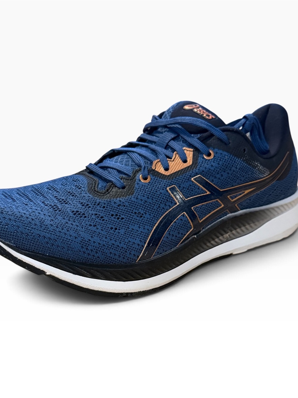 ASICS Navy and Copper Men's Running Shoe